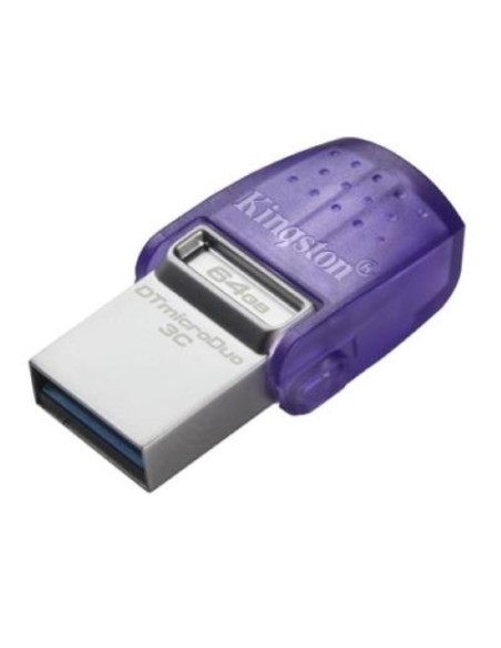 PEN DRIVE 64 GB KINGSTON DUAL USB-A USB-C DTMICRODUO 3C DTDUO3CG3/64GB