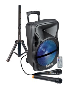 CASSA AUDIO AMPLIFICATO LX 12 600 WATT CON RADIOMICROFONO