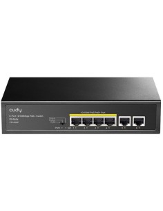 SWITCH RETE 6 PORTE 10/100 2 POE 32W (FS1006P)