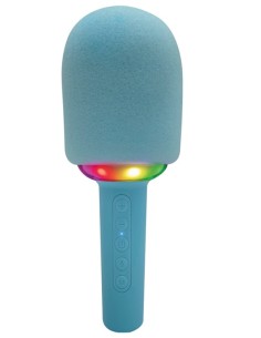 MICROFONO KARAOKE CON EFFETTI LUCE SNG A - BLU