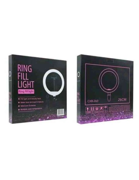 ANELLO DA ILLUMINAZIONE RING FILL LIGHT 10" 26CM LED (CXB-260)
