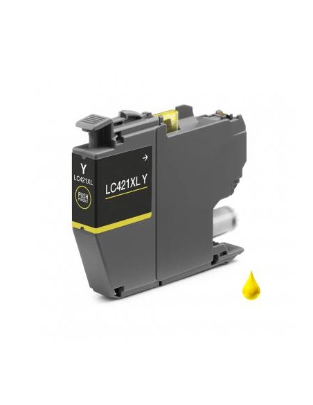 CARTUCCIA COMPATIBILE BROTHER LC421XL YELLOW GIALLO