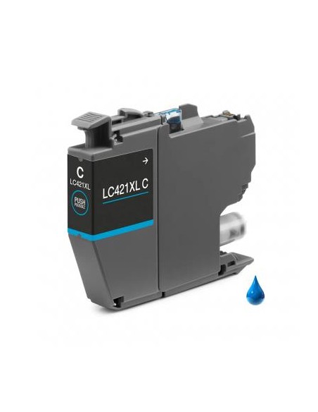 CARTUCCIA COMPATIBILE BROTHER LC421XL CYAN CIANO