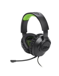 CUFFIA GAMING CON MICROFONO QUANTUM 100X (JBLQ100XBLKGRN)