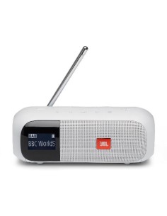 RADIO FM PORTATILE DIGITALE DAB+ DISPLAY LCD BLUETOOTH BIANCO (JBLTUNER2WHT)
