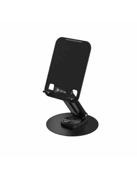 SUPPORTO PIEGHEVOLE IN METALLO CON ROTAZIONE 360 GRADI PER TABLET/SMARTPHONE (DE360FS700B)