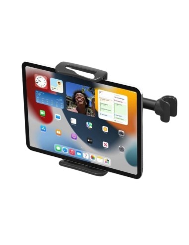 STAFFA AUTO PER TABLET/SMARTPHONE CON FISSAGGIO SEDILE POSTERIORE 11-20 CM (DEMCC319B)