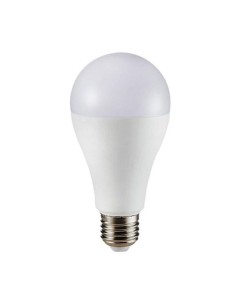 LAMPADINA A LED TERMOPLASTICO 17W E27 A65 200GR. IP20 2700K BIANCO CALDO (214456)