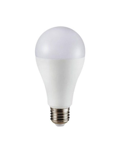 LAMPADINA A LED TERMOPLASTICO 17W E27 A65 200GR. IP20 2700K BIANCO CALDO (214456)