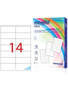 ETICHETTE AUTOADESIVE A4 105X42.3 1400PZ (11080)