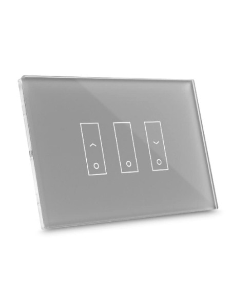INTERRUTTORE INTELLIGENTE SMART PER TENDE E TAPPARELLE I3S PLUS GRIGIO - IN VETRO (LSW2I3SG)