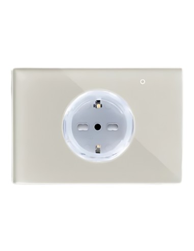 PRESA INTELLIGENTE SMART OIT PLUS SABBIA - IN VETRO (OSW2ITT) WIFI