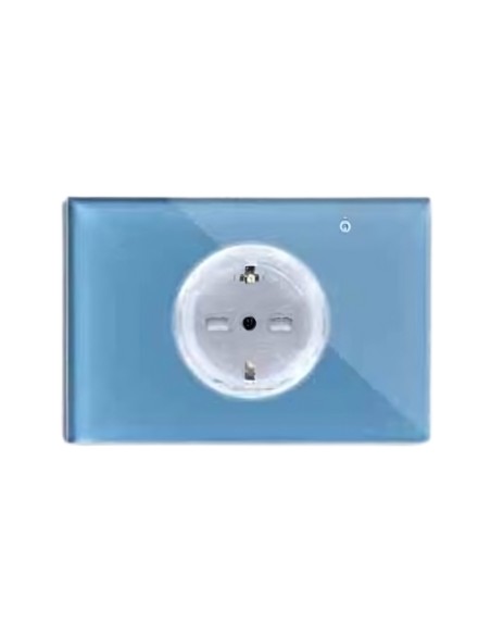PRESA INTELLIGENTE SMART OIT PLUS AZZURRO - IN VETRO (OSW2ITC) WIFI
