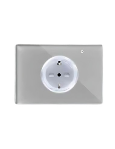 PRESA INTELLIGENTE SMART OIT PLUS GRIGIO - IN VETRO (OSW2ITG) WIFI
