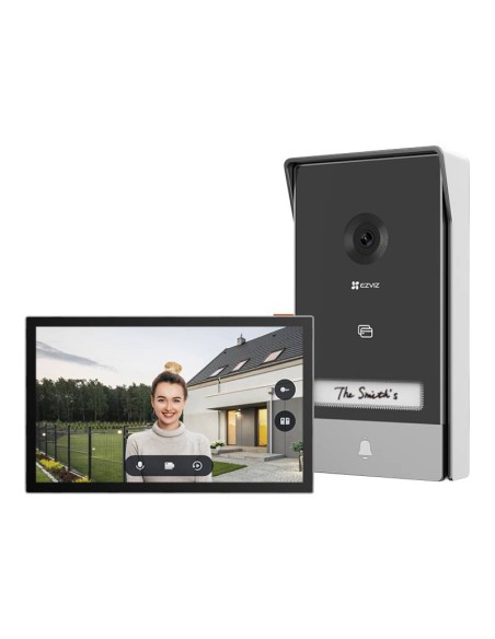 VIDEOCITOFONO SMART HP7 - 2K SCHERMO TOUCH 7" - CONTROLLO REMOTO - RILEVAMENTO MOVIMENTO - AUDIO BIDIREZIONALE (EZVCSHP7)