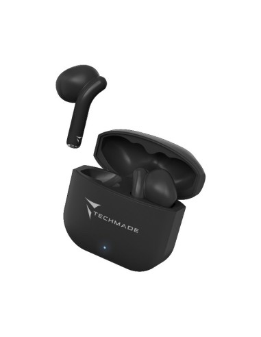 AURICOLARI BLUETOOTH CON BOX DI RICARICA NERI (TM-XM201-BK)