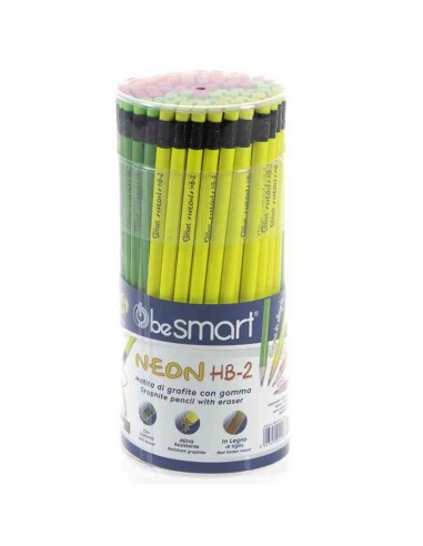 MATITA NEON CON GOMMA - CONF. 96 PZ - COLORI ASSORTITI (00240083)