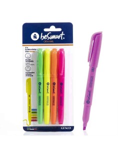 BLISTER 4 EVIDENZIATORI SLIM NEON (01020022)