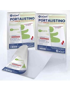 PORTALISTINO CON TASCA PERSONALIZZABILE 10 FOGLI (01310049)