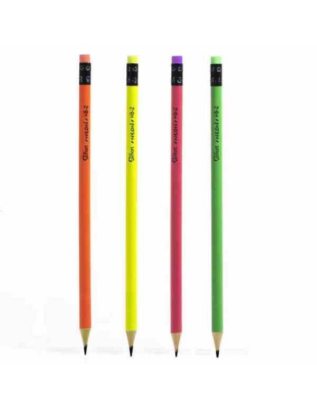 MATITA NEON CON GOMMA - 1 PEZZO - COLORI ASSORTITI (00240083)