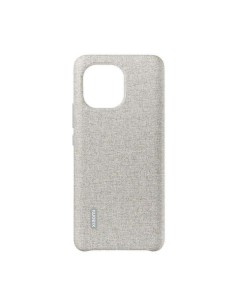 CUSTODIA PER SMARTPHONE XIAOMI MI 11 CLOTH GRAY VEGAN LEATHER CASE GRIGIO (BHR4982GL)