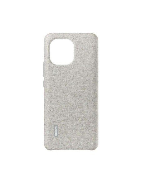 CUSTODIA PER SMARTPHONE XIAOMI MI 11 CLOTH GRAY VEGAN LEATHER CASE GRIGIO (BHR4982GL)