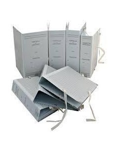 CARTELLA FALDONE ARCHIVIO CON LEGACCI - DORSO 15 (91080) - 1 PEZZO