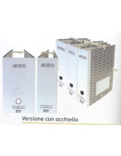 CARTELLA FALDONE ARCHIVIO CON LEGACCI - DORSO 20 CON OCCHIELLO (91085) - 1 PEZZO