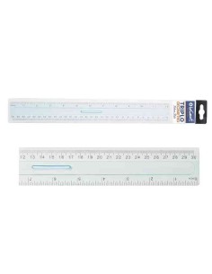 RIGHELLO RIGA TRIPLO DECIMETRO ANTIRIFLESSO 30CM (01390006)