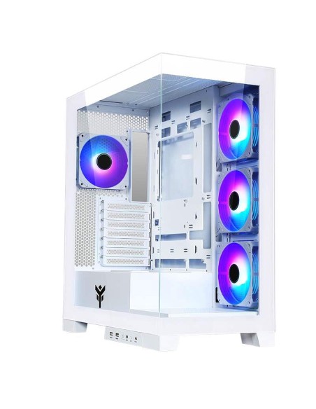CASE GAMING TOWER SHOWBUI 45W - NO ALIMENTATORE - ARGB FAN - BIANCO (ITGCASB45W)