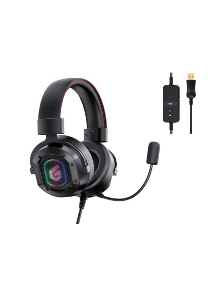 CUFFIE MICROFONO ATHAN02B 7.1 SURROUND USB - GAMING