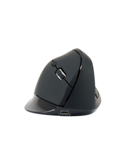 MOUSE BLUETOOTH LORCAN03B ERGONOMICO 6 PULSANTI RICARICABILE NERO