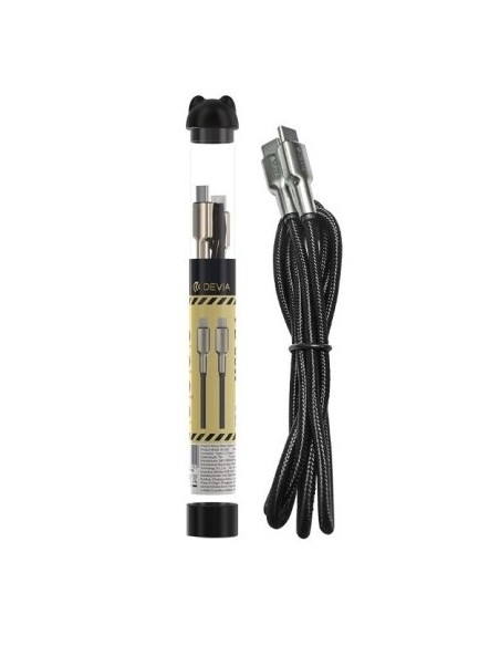 CAVO BUBBLE FISH TIPO-C - TIPO-C 60W PD IN LEGA DI ZINCO (DEBFZACC666)