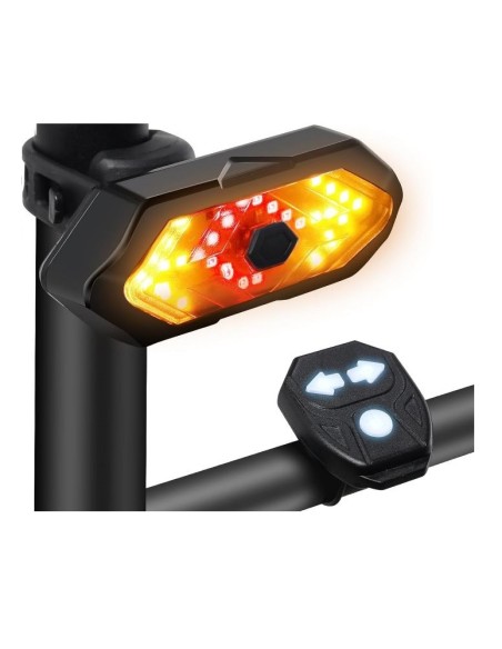 FANALE POSTERIORE FRECCE PER BICICLETTA CON SEGNALI DI SVOLTA (FY-1820) WIRELESS