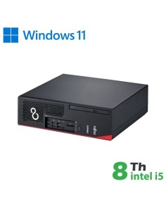 PC FUJITSU D738 SFF INTEL CORE I5-8 GEN. 8GB 256GB SSD WINDOWS 11 PRO - RICONDIZIONATO -