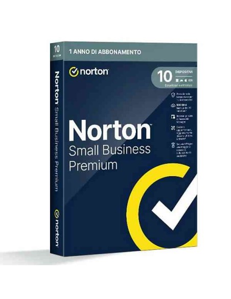 SOFTWARE ANTIVIRUS SMALL BUSINESS PREMIUM BOX - 10 DISPOSITIVI 500GB (FC-21454839)