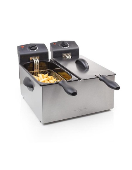 FRIGGITRICE AD OLIO DOPPIA 6L ACCIAIO (FR-6937)