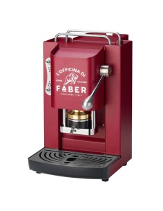 MACCHINA DA CAFFE' A CIALDE PRO DELUXE CHERRY RED CROMATO