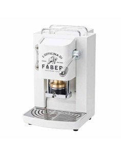 MACCHINA DA CAFFE' A CIALDE PRO DELUXE PURE WHITE CROMATO