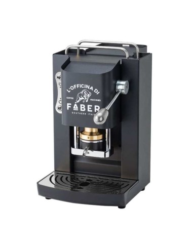 MACCHINA DA CAFFE' A CIALDE PRO DELUXE MAT BLACK CROMATO