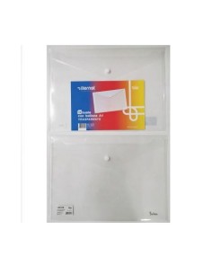 BUSTE PORTADOCUMENTI A4 CON BOTTONE - 10PZ - TRASPARENTI (ITR7011TR)