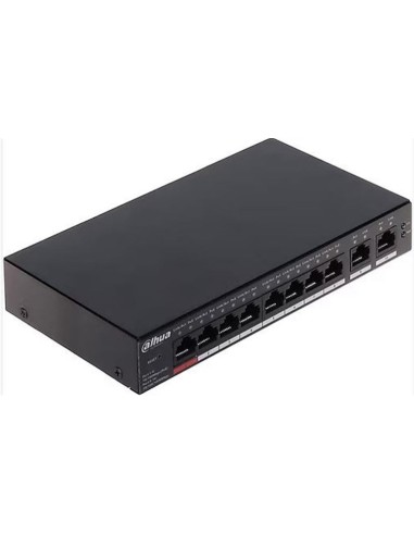 SWITCH RETE 8 PORTE POE + 2 PORTE 10/100/1000MBPS (CS4010-8ET-110)
