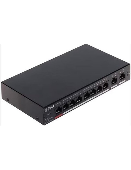 SWITCH RETE 8 PORTE POE + 2 PORTE 10/100/1000MBPS (CS4010-8ET-110)