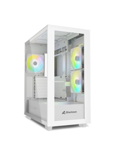 CASE GAMING REBEL C60 WHITE RGB ATX BIANCO NO ALIMENTATORE