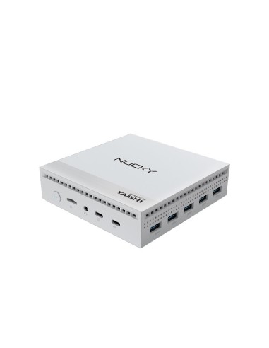 PC BAREBONE NUC NUCKY-2 INTEL QUAD CORE N100 RAM 8GB SSD 256GB WINDOWS 11 PRO BIANCO (NY290)