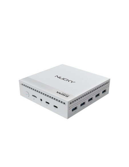 PC BAREBONE NUC NUCKY-2 INTEL QUAD CORE N100 RAM 8GB SSD 256GB WINDOWS 11 PRO BIANCO (NY290)
