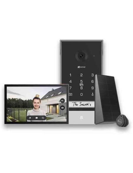 VIDEOCITOFONO SMART TP7 - 2K SCHERMO TOUCH 7" - TASTIERINO + 5 RFID TAG - CONTROLLO REMOTO - RILEVAMENTO MOVIMENTO (EZVCSTP7)