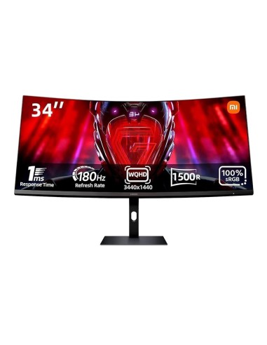MONITOR 34" GAMING G34WQI LED QUAD HD 3440X1440 CURVO (C34WQBA-RGGL)
