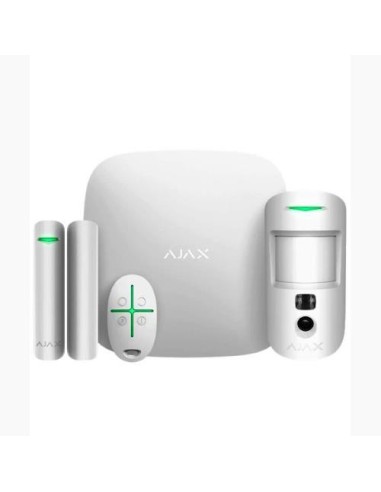 ANTIFURTO STARTERKIT CAM ASP (HUB 2 + MOTIONCAM + DOORPROTECT + SPACECONTROL) ALLARME WIRELESS SENZA FILI GPRS/LAN/2SIM 2G (AJ^