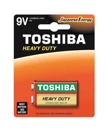 BATTERIA HEAVY DUTY ZINCO-CARBONIO 9V 1PZ